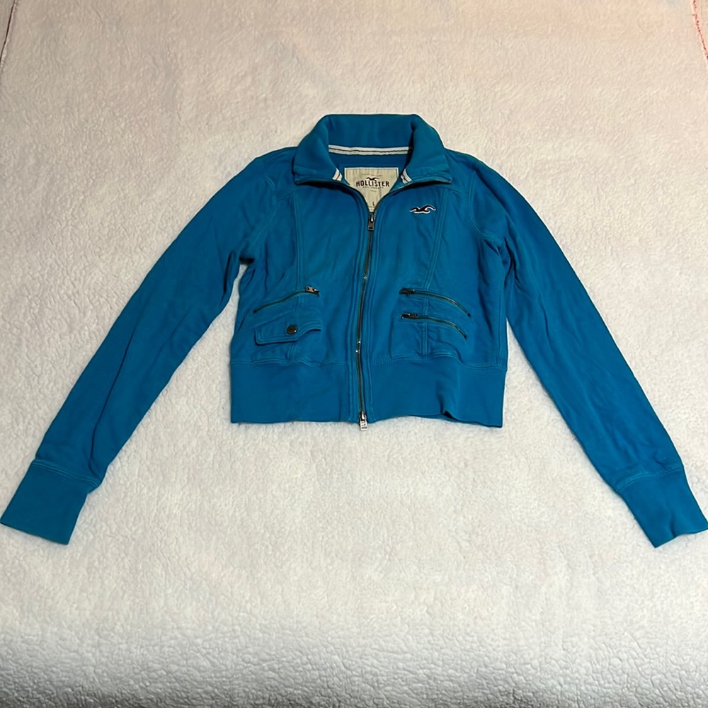 Vintage Hollister sweater, teal color and size L in women